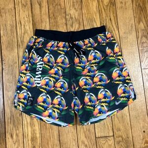 Nike Jordan Moss A.I.R. Running Shorts Mens Medium Black Multi Color DM4611-010